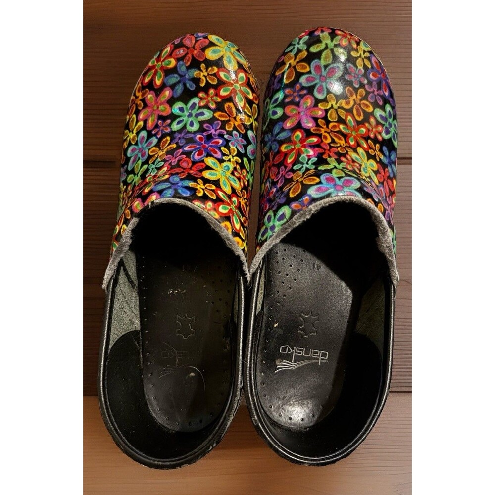 Dansko Women's Slip On Floral Professional Clogs EU41 / US10